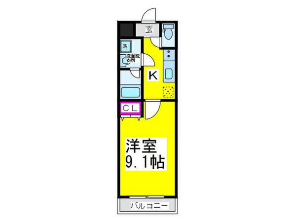 フジパレス南清水町Ⅱ番館の物件間取画像